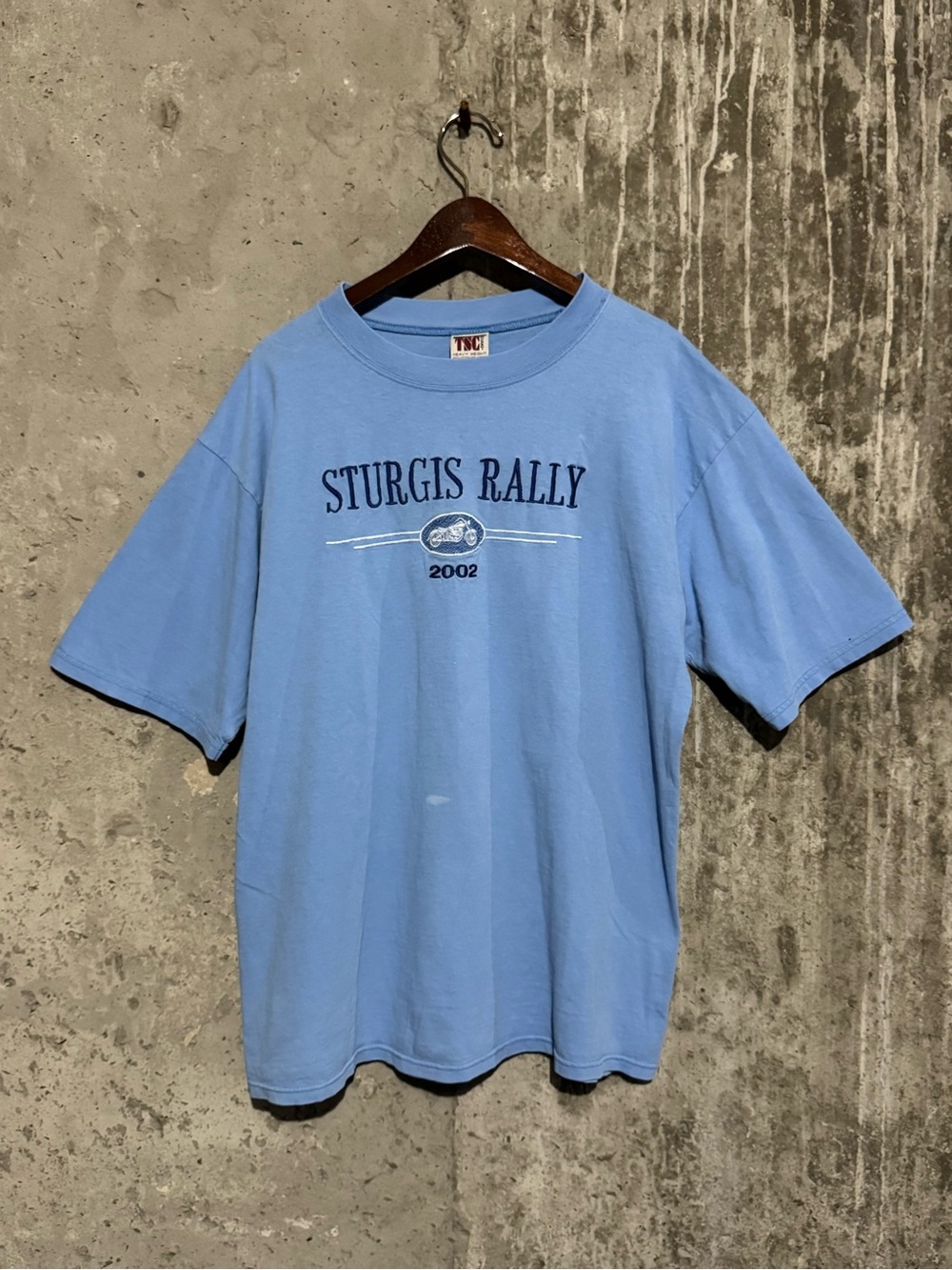 Light Blue 'Sturgis Rally 2002' Graphic Tee